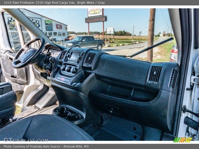 Bright White / Gray 2016 Ram ProMaster 2500 High Roof Cargo Van