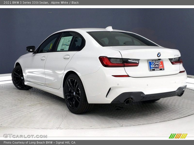 Alpine White / Black 2021 BMW 3 Series 330i Sedan