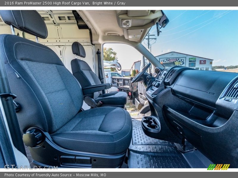 Bright White / Gray 2016 Ram ProMaster 2500 High Roof Cargo Van