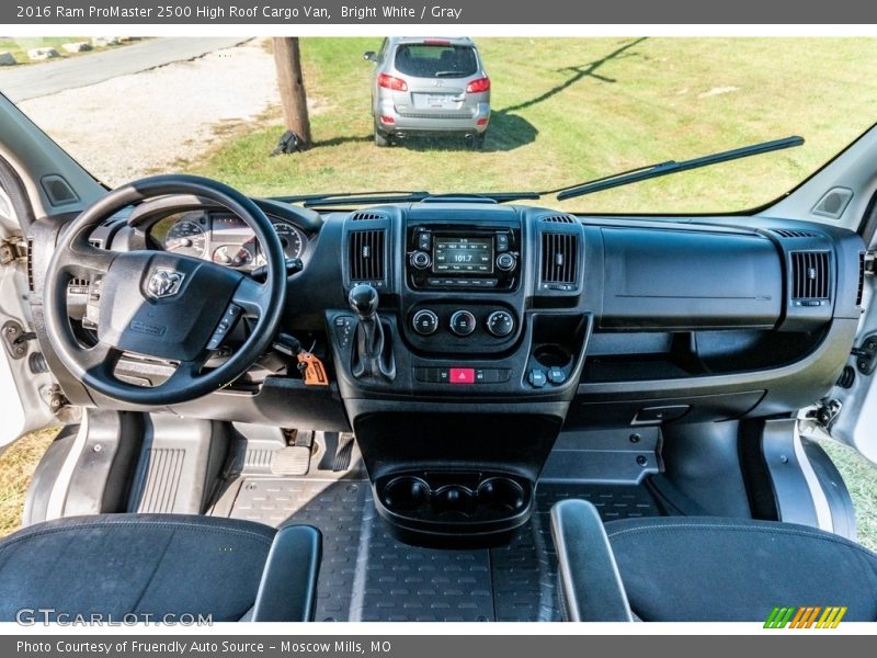 Bright White / Gray 2016 Ram ProMaster 2500 High Roof Cargo Van