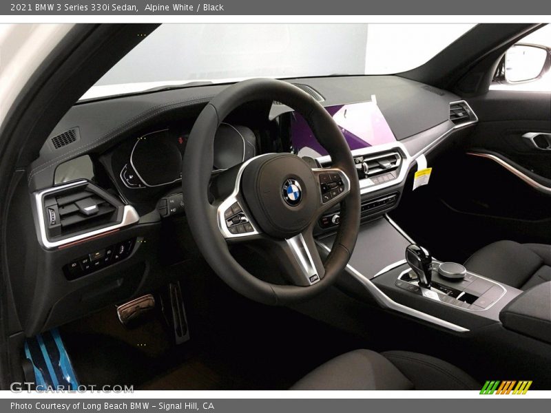 Alpine White / Black 2021 BMW 3 Series 330i Sedan