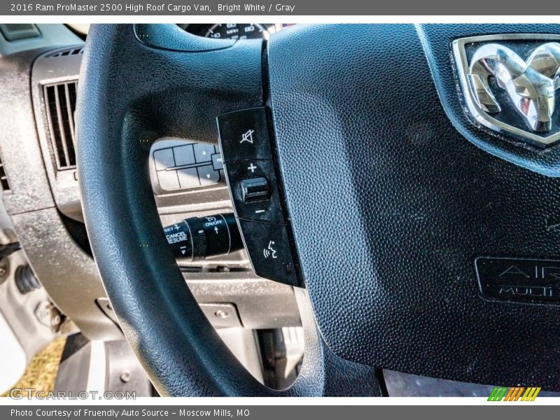Bright White / Gray 2016 Ram ProMaster 2500 High Roof Cargo Van