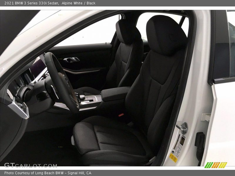Alpine White / Black 2021 BMW 3 Series 330i Sedan