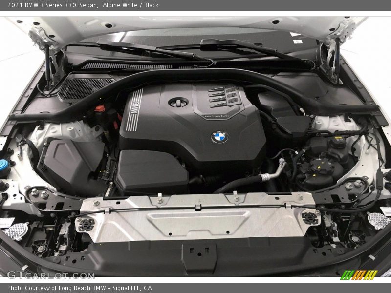 Alpine White / Black 2021 BMW 3 Series 330i Sedan