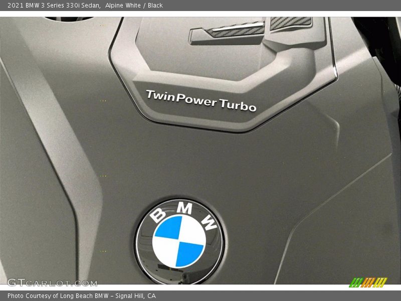 Alpine White / Black 2021 BMW 3 Series 330i Sedan