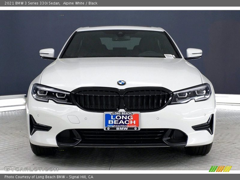 Alpine White / Black 2021 BMW 3 Series 330i Sedan