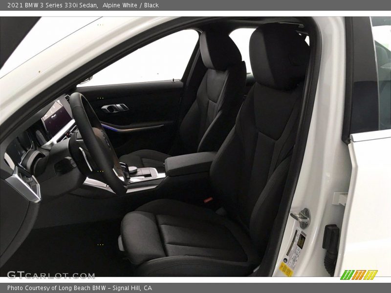 Alpine White / Black 2021 BMW 3 Series 330i Sedan