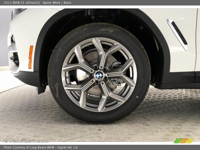 Alpine White / Black 2021 BMW X3 xDrive30i