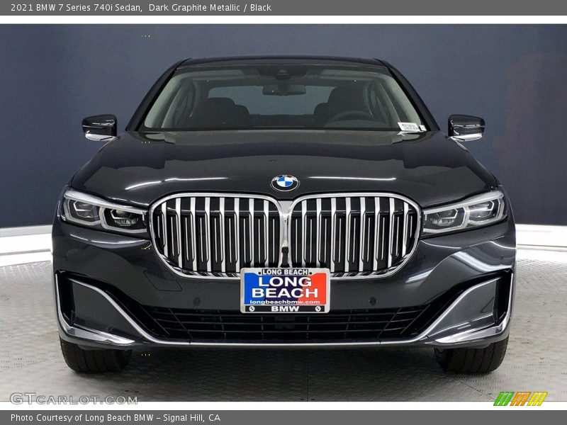 Dark Graphite Metallic / Black 2021 BMW 7 Series 740i Sedan