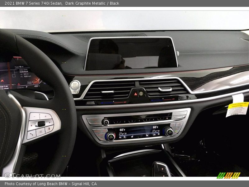 Controls of 2021 7 Series 740i Sedan