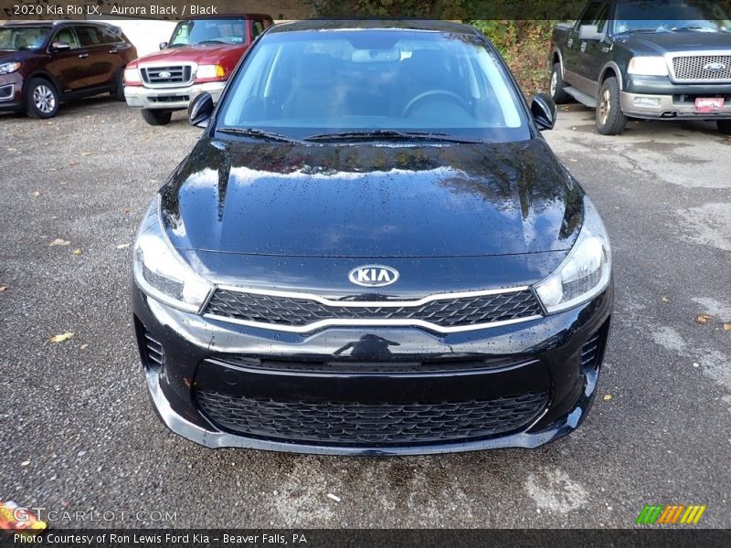 Aurora Black / Black 2020 Kia Rio LX