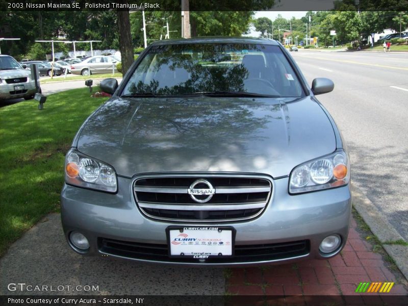 Polished Titanium / Black 2003 Nissan Maxima SE