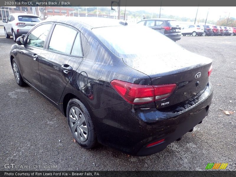 Aurora Black / Black 2020 Kia Rio LX