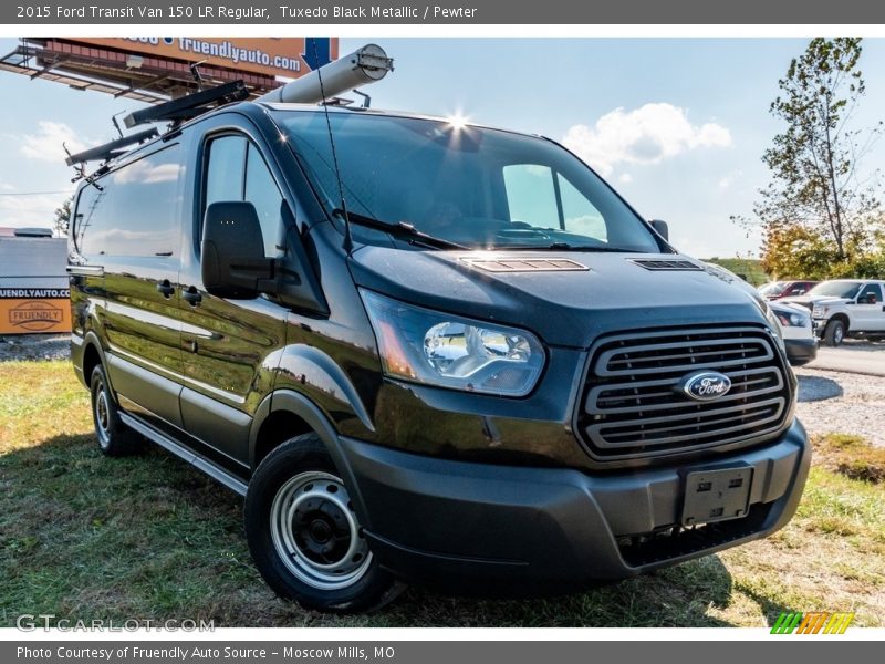 Tuxedo Black Metallic / Pewter 2015 Ford Transit Van 150 LR Regular