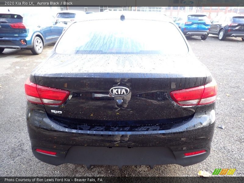 Aurora Black / Black 2020 Kia Rio LX