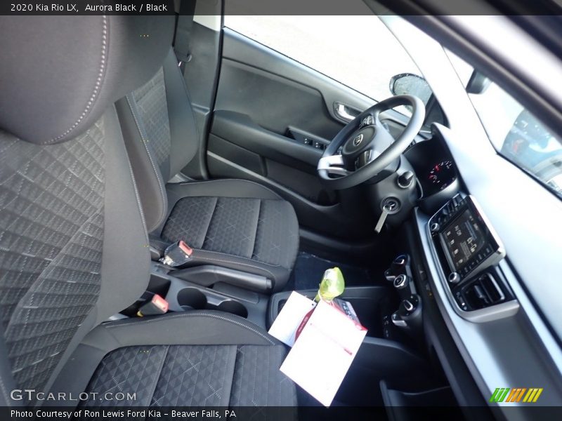 Aurora Black / Black 2020 Kia Rio LX