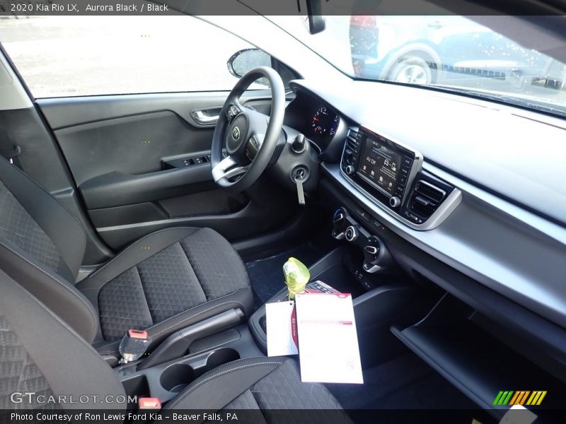 Aurora Black / Black 2020 Kia Rio LX