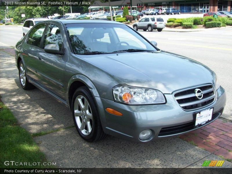 Polished Titanium / Black 2003 Nissan Maxima SE