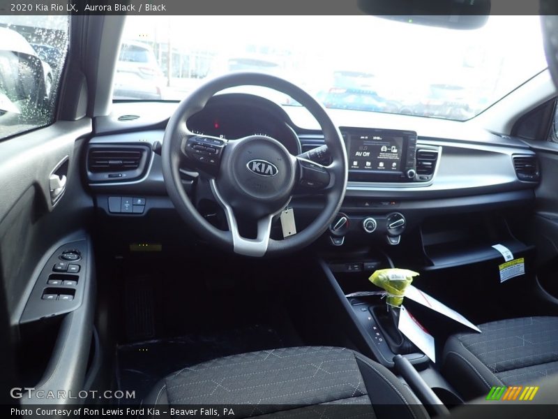 Aurora Black / Black 2020 Kia Rio LX