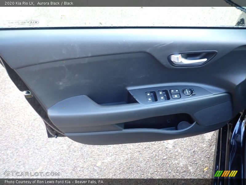 Aurora Black / Black 2020 Kia Rio LX