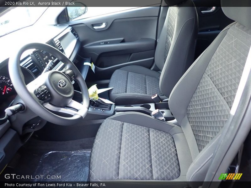 Aurora Black / Black 2020 Kia Rio LX