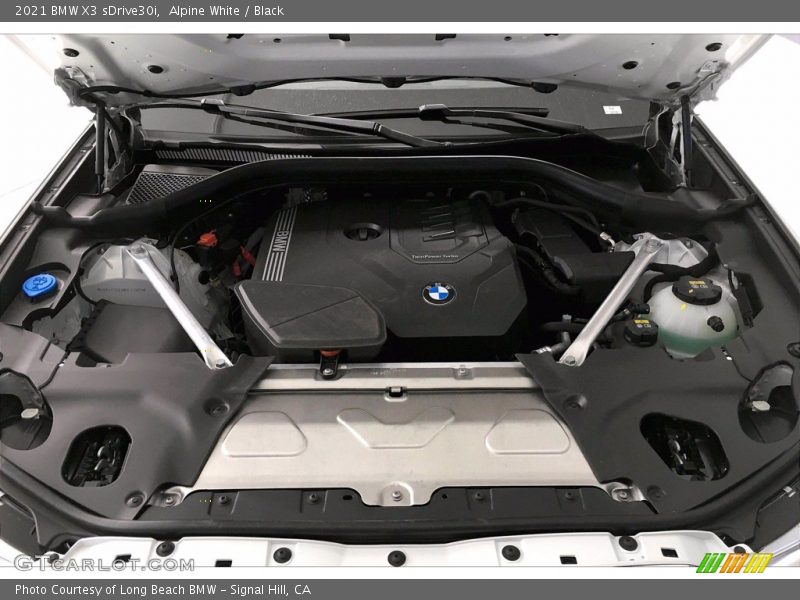 Alpine White / Black 2021 BMW X3 sDrive30i