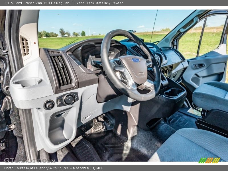 Tuxedo Black Metallic / Pewter 2015 Ford Transit Van 150 LR Regular