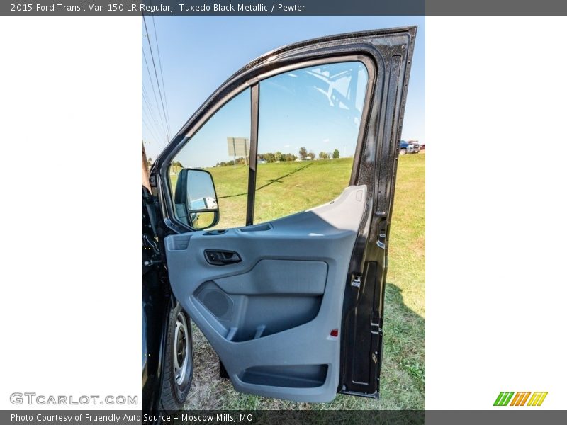 Tuxedo Black Metallic / Pewter 2015 Ford Transit Van 150 LR Regular