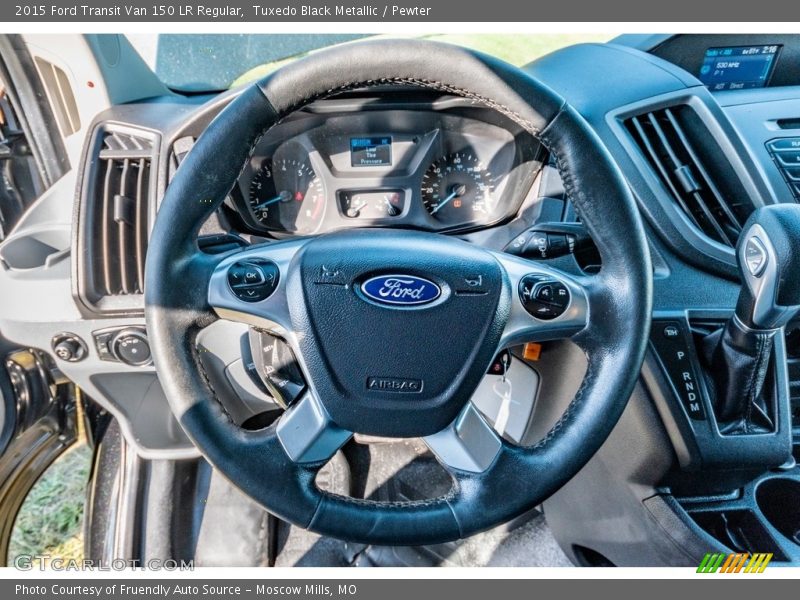 Tuxedo Black Metallic / Pewter 2015 Ford Transit Van 150 LR Regular