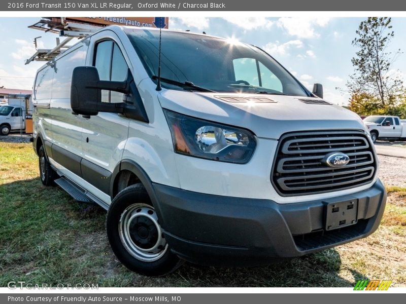 Oxford White / Charcoal Black 2016 Ford Transit 150 Van XL LR Regular