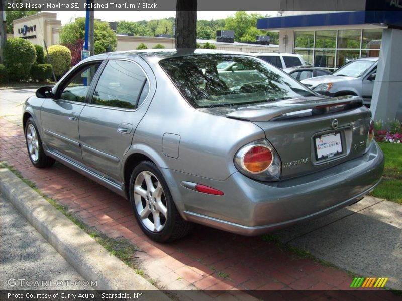 Polished Titanium / Black 2003 Nissan Maxima SE