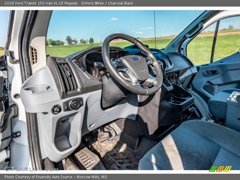 Oxford White / Charcoal Black 2016 Ford Transit 150 Van XL LR Regular
