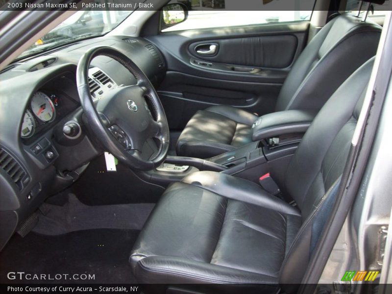 Polished Titanium / Black 2003 Nissan Maxima SE