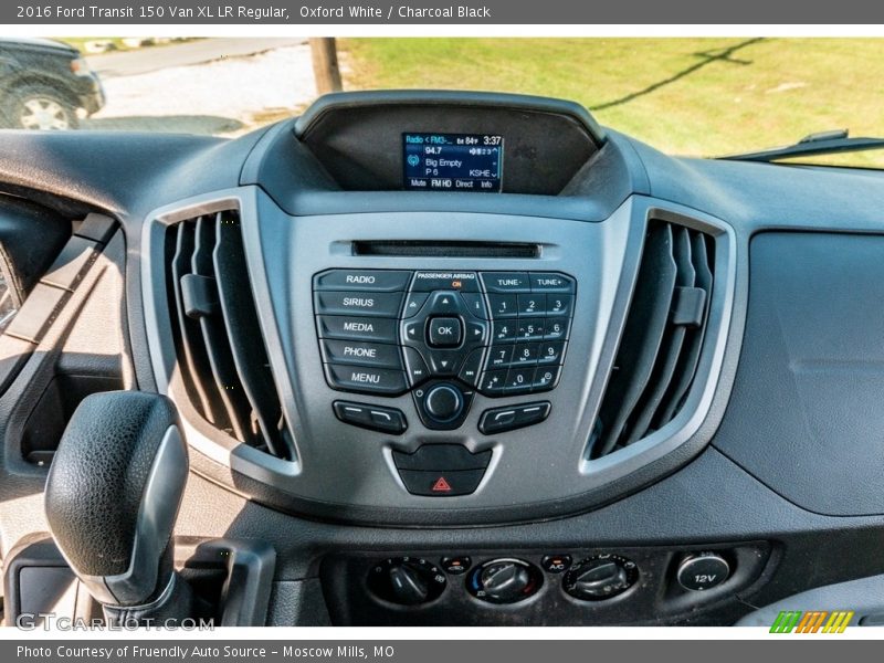 Controls of 2016 Transit 150 Van XL LR Regular