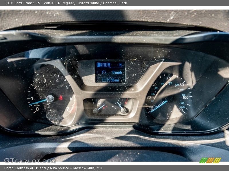 Oxford White / Charcoal Black 2016 Ford Transit 150 Van XL LR Regular