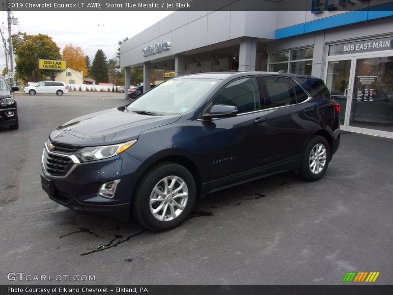 Storm Blue Metallic / Jet Black 2019 Chevrolet Equinox LT AWD