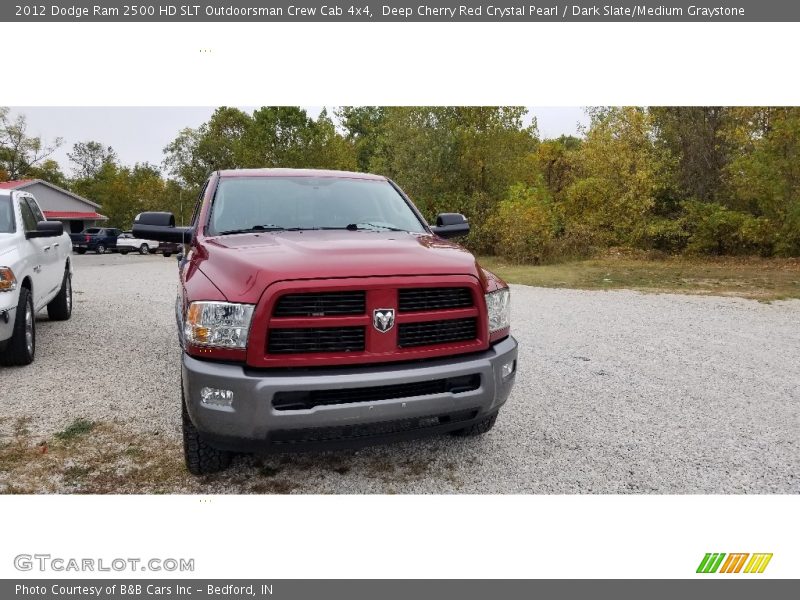 Deep Cherry Red Crystal Pearl / Dark Slate/Medium Graystone 2012 Dodge Ram 2500 HD SLT Outdoorsman Crew Cab 4x4