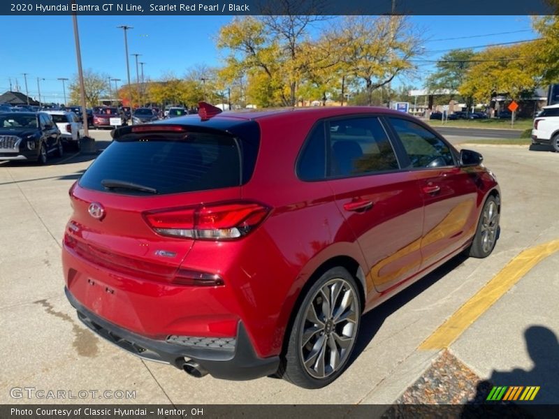 Scarlet Red Pearl / Black 2020 Hyundai Elantra GT N Line