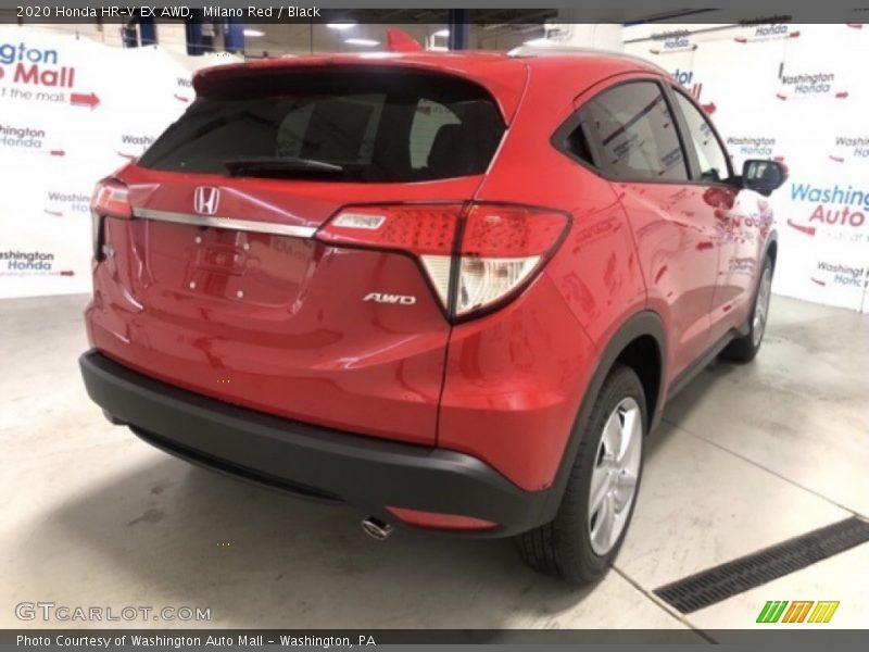 Milano Red / Black 2020 Honda HR-V EX AWD
