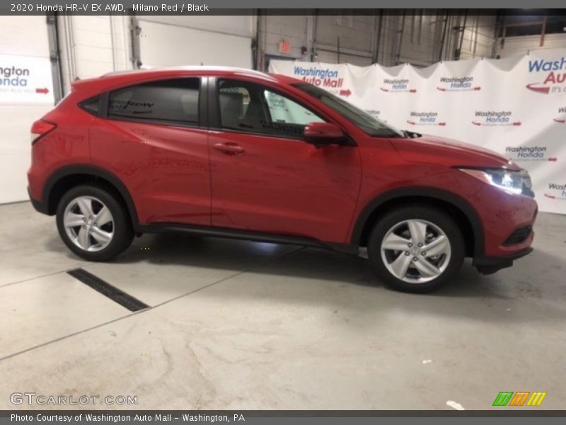 Milano Red / Black 2020 Honda HR-V EX AWD