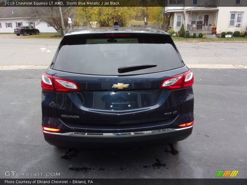Storm Blue Metallic / Jet Black 2019 Chevrolet Equinox LT AWD