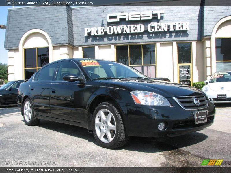 Super Black / Frost Gray 2004 Nissan Altima 3.5 SE