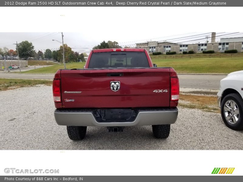 Deep Cherry Red Crystal Pearl / Dark Slate/Medium Graystone 2012 Dodge Ram 2500 HD SLT Outdoorsman Crew Cab 4x4