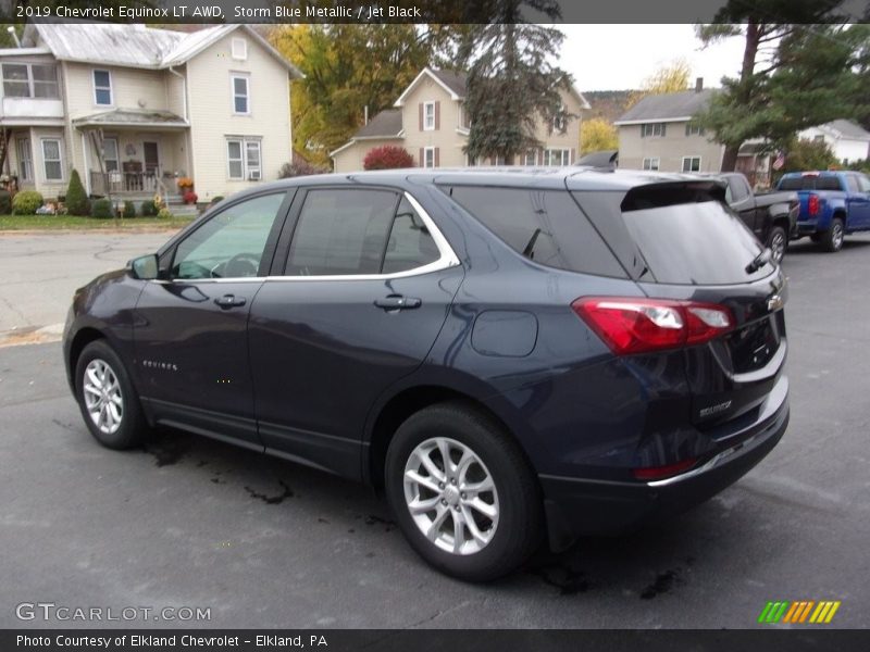Storm Blue Metallic / Jet Black 2019 Chevrolet Equinox LT AWD