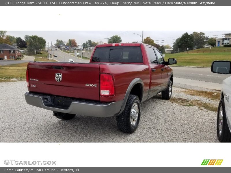 Deep Cherry Red Crystal Pearl / Dark Slate/Medium Graystone 2012 Dodge Ram 2500 HD SLT Outdoorsman Crew Cab 4x4