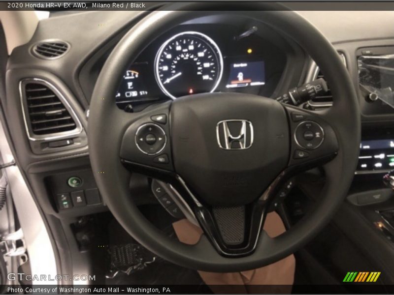 Milano Red / Black 2020 Honda HR-V EX AWD
