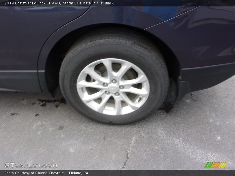 Storm Blue Metallic / Jet Black 2019 Chevrolet Equinox LT AWD