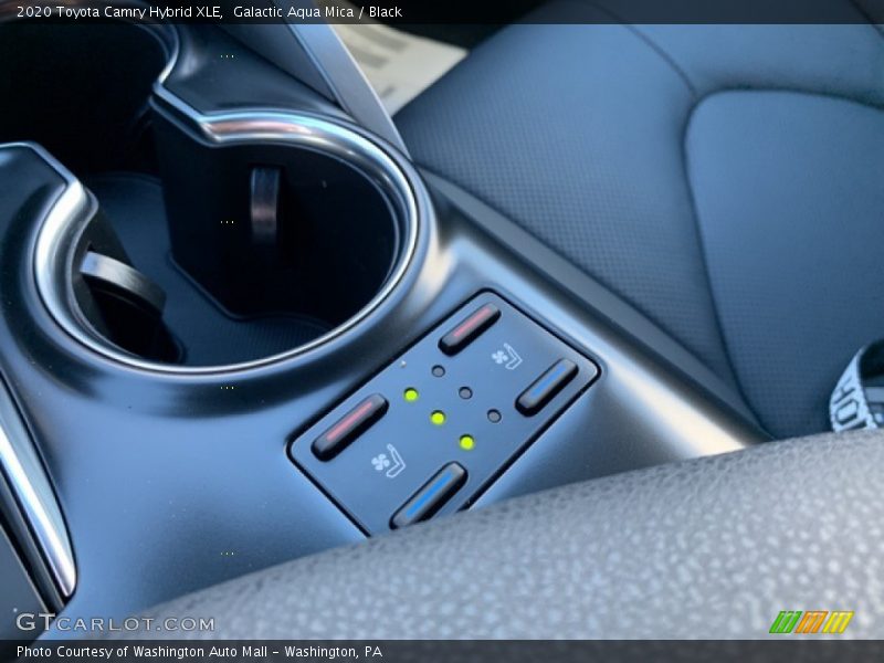 Galactic Aqua Mica / Black 2020 Toyota Camry Hybrid XLE