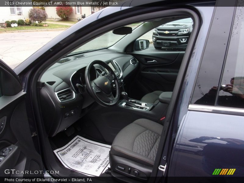 Storm Blue Metallic / Jet Black 2019 Chevrolet Equinox LT AWD