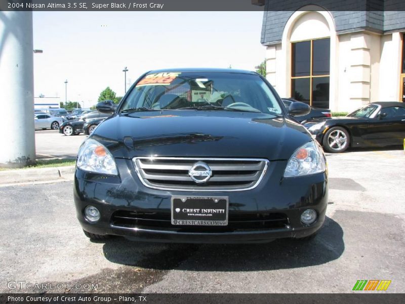 Super Black / Frost Gray 2004 Nissan Altima 3.5 SE